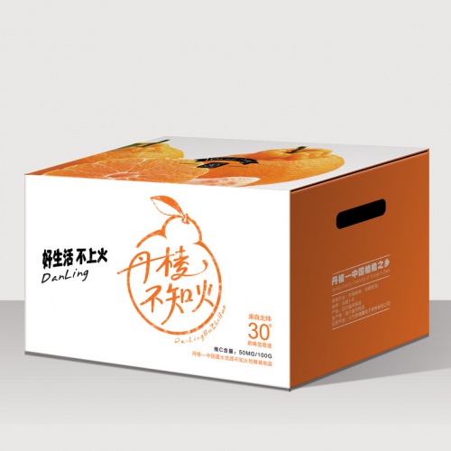 水果包装设计-丹棱不知火形象包装设计_眉山市蒲江丑柑水果橘子橙子品牌包装箱设计公司