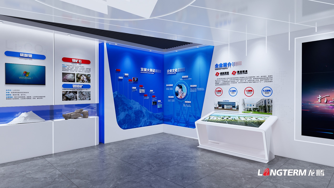 四川致远锂业有限公司数字化展厅设计
